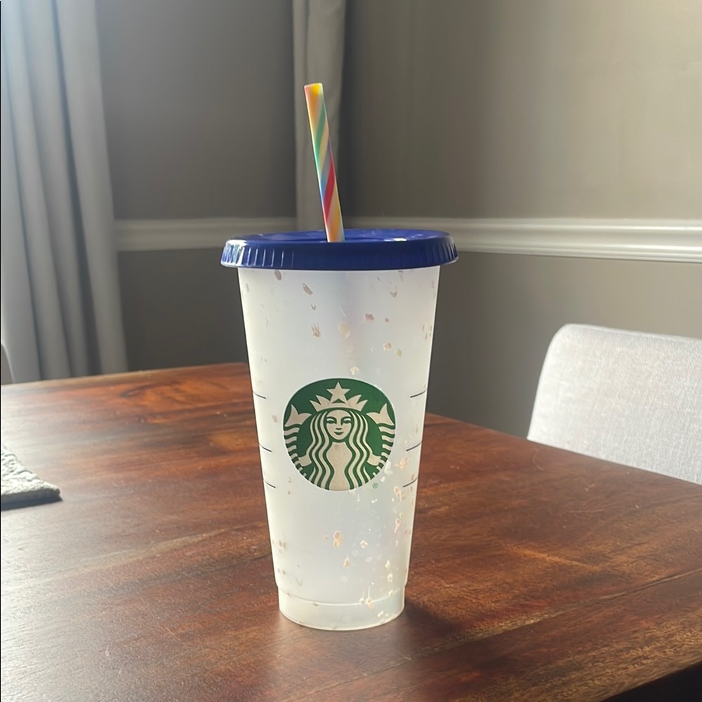 Starbucks Color-Changing Confetti Cup – 24oz (Limited Edition)